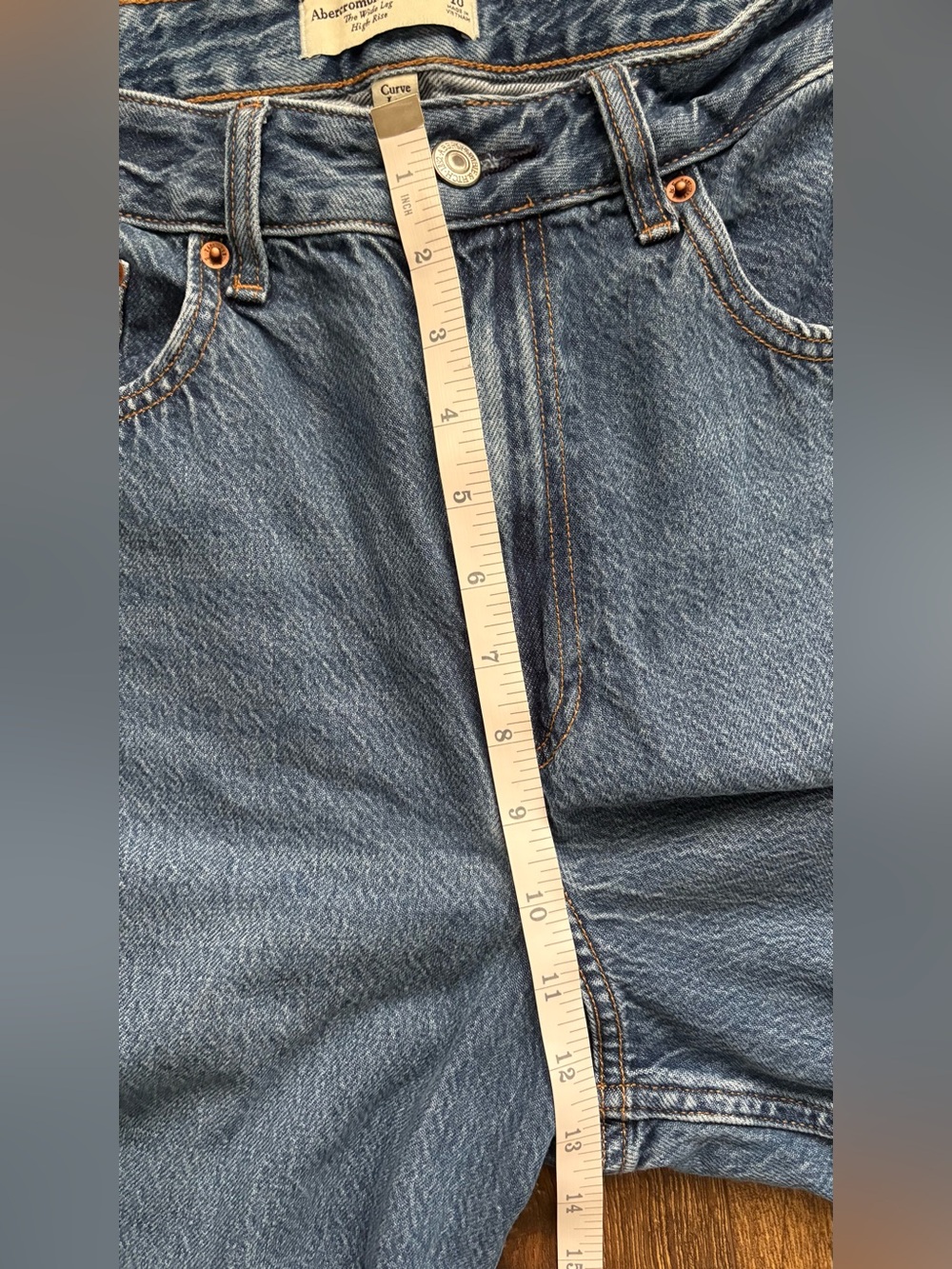 Abercrombie & Fitch Wide Leg High Rise *Curve Love* 30/10 - Picture 5 of 13